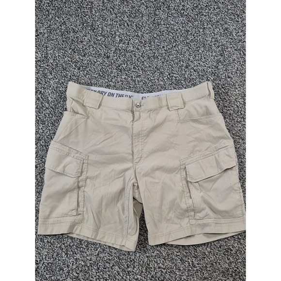 Duluth Pack Other - Duluth Trading Shorts Mens 44 Khaki Dry on the Fly Flex Cargo 8 In Quick Dry‎